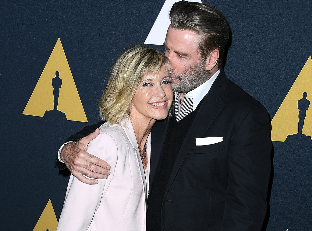 John Travolta & Olivia Newton-John Reunite | E! News